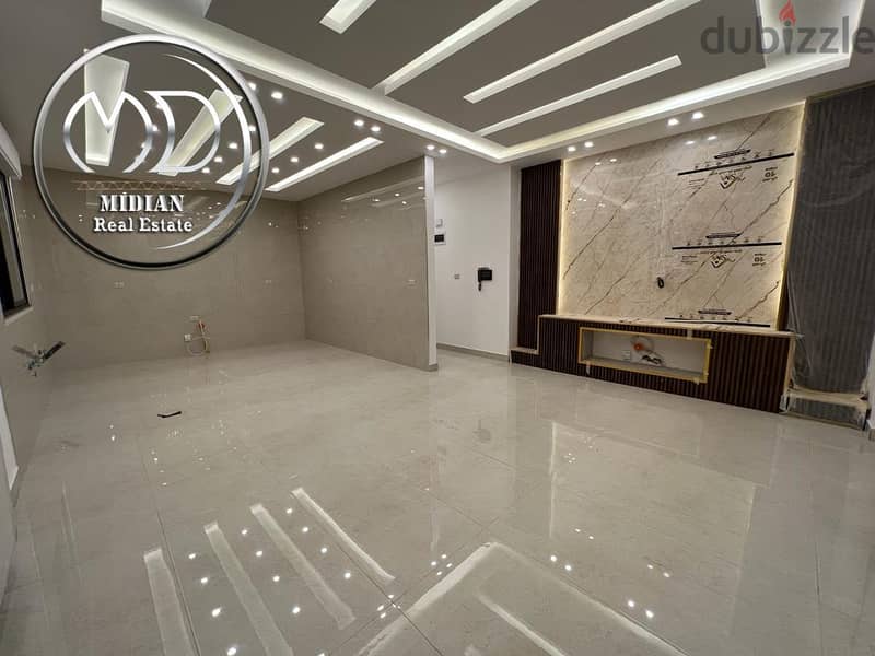 شقة دوبلكس للبيع في الظهير طابق اخير مع روف مساحة 205م سوبر ديلوكس 14