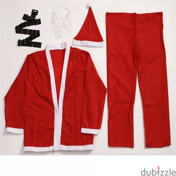 بدلة سانتا كلوز رجالي فاخرة Santa Claus Christmas clothes for men 2