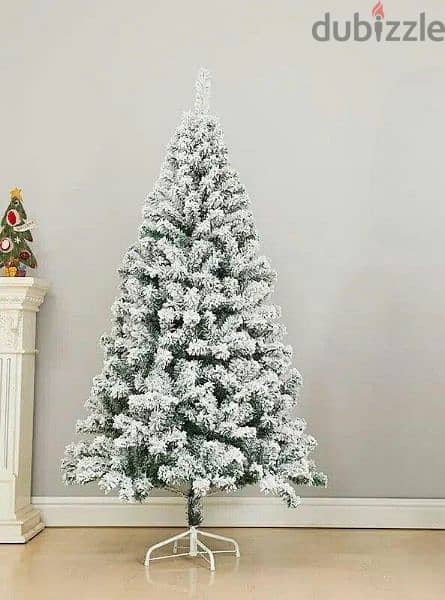شجرة كريسماس ١٨٠ سم ثلجي كثيف مستورد 180 cm snowy christmas tree 5