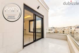 شقة دوبلكس للبيع ضاحية الامير راشد طابق اخير مع روف مساحة 175م مع ترس 0