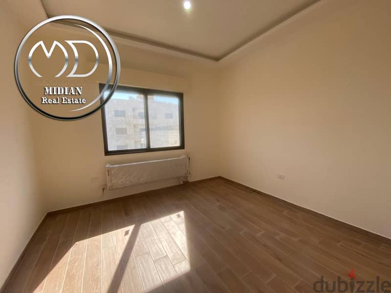 شقة جديدة دوبلكس فارغة للايجار الرابية طابق اخير مع روف مساحة 240م 8