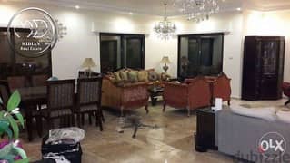 شقة مفروشة للايجار عبدون مساحة 350م طابق ثالث تشطيب سوبر ديلوكس
