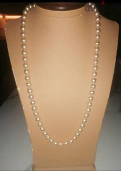 Majorica Pearl Necklace with 925 Sterling Clasp
