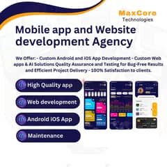 Mobile App Development Services - Android, iOS, Flutter Cross Platform