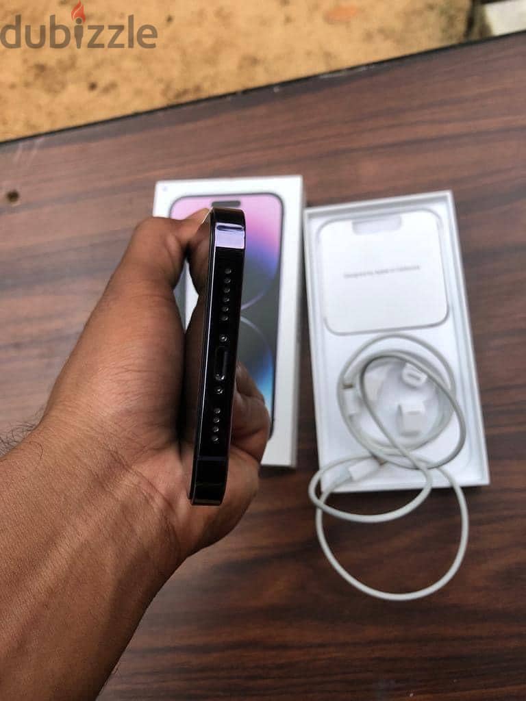 Apple iPhone 14 Pro Max, 128GB, Deep Purple - (Renewed) 3