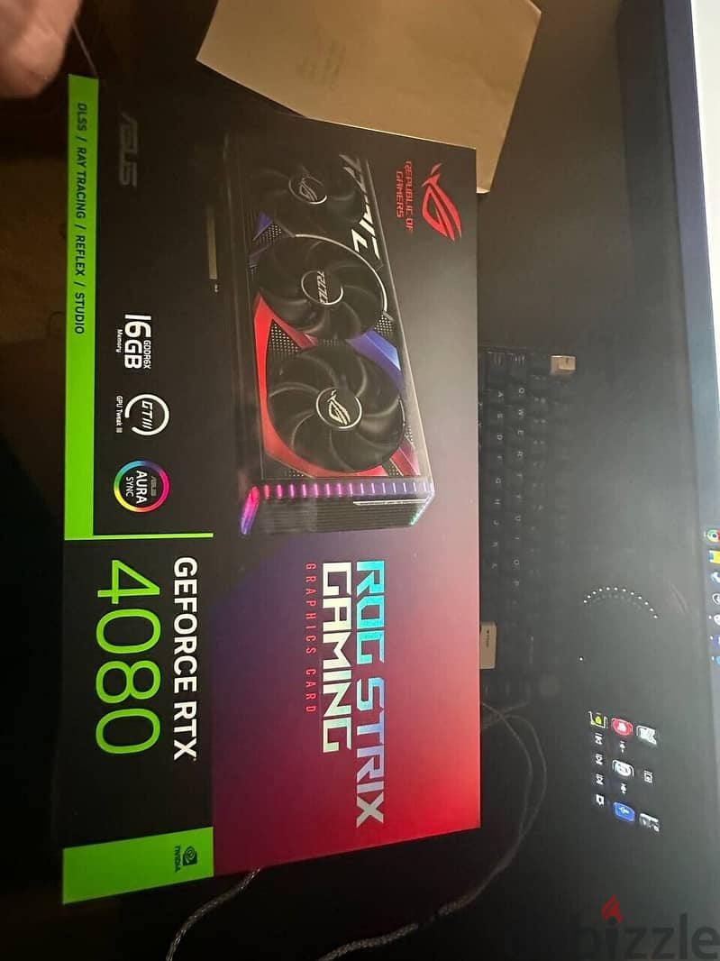 ASUS ROG STRIX NVIDIA GeForce RTX 4080 16GB GDDR6X Gaming Graphics Ca 1