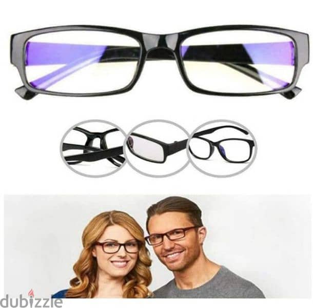 نظارة القراءة وحماية العين من الاشعة One Power Readers Glasses. شحن 3