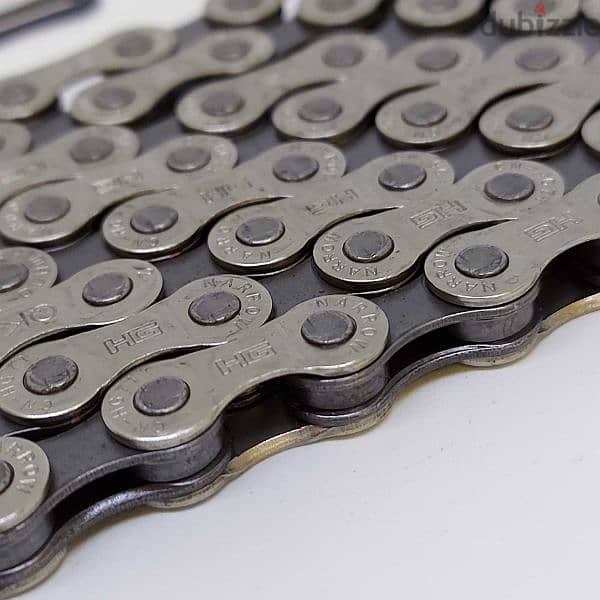 جنزير شيمانو فاخر للدراجات الهوائية new shimano 8 speed bicycle Chain 2