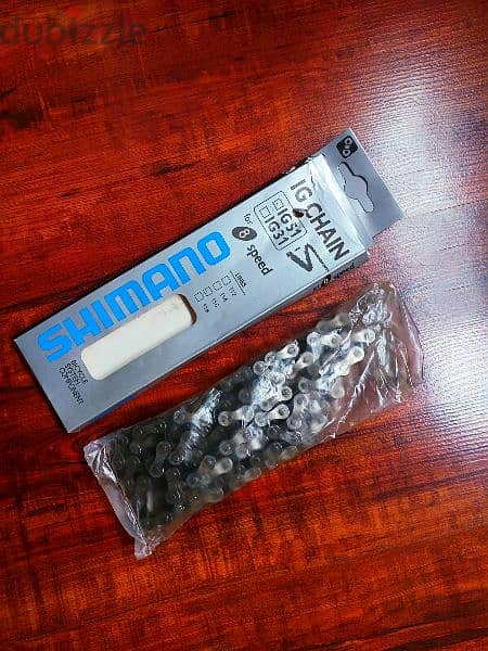 جنزير شيمانو فاخر للدراجات الهوائية new shimano 8 speed bicycle Chain 5