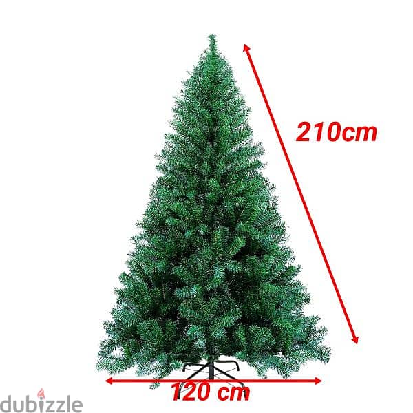 شجرة الميلاد ٢١٠سم كثيف مستورد جديد  210cm christmas artificial tree 1