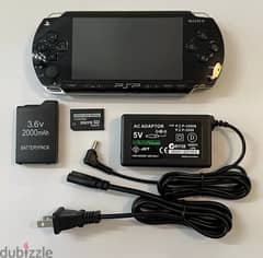 BLACK Sony PSP 1000 System with Charger & 64gb Memory Card Bundle 0