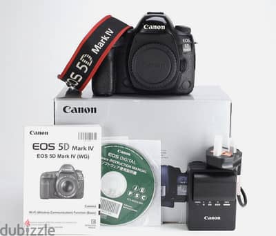 Canon EOS 5D Mark IV DSLR Camera Body Canon Battery & Canon Charger