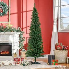 شجرة الميلاد ٢١٠سم فاخرة مستورد 210cm slim christmas artificial tree 0