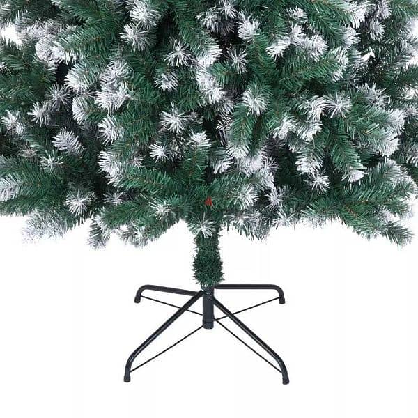 شجرة كريسماس ٢١٠ سم كثيف مستورد 210cm snowy christmas artificial tree 1