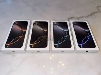 Apple iPhone 16 Pro Max 256GB 512GB 1TB Unlocked Ships Today