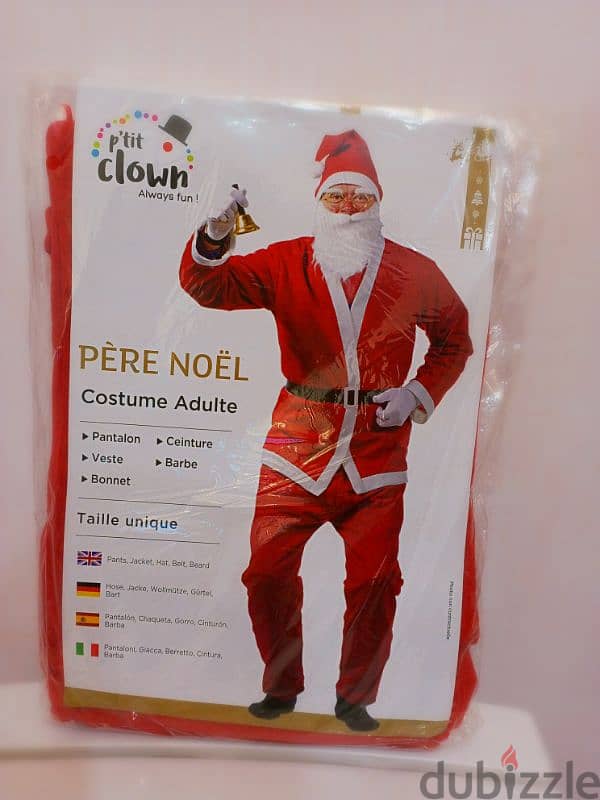 بدلة سانتا كلوز فاخرة مستوردnew Santa Claus Christmas clothes 3