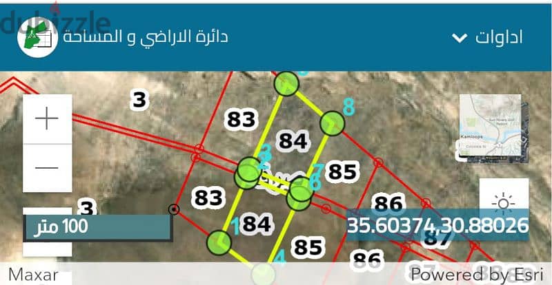 دفعه سياره ارض تابعه للكرك صرفه العين البيضاء ٤٠٠٠ م مربع 12