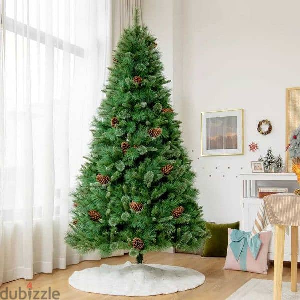 شجرة كريسماس ١٨٠ سم كثيف فاخر مستورد 180cm  Christmas artificial tree 2