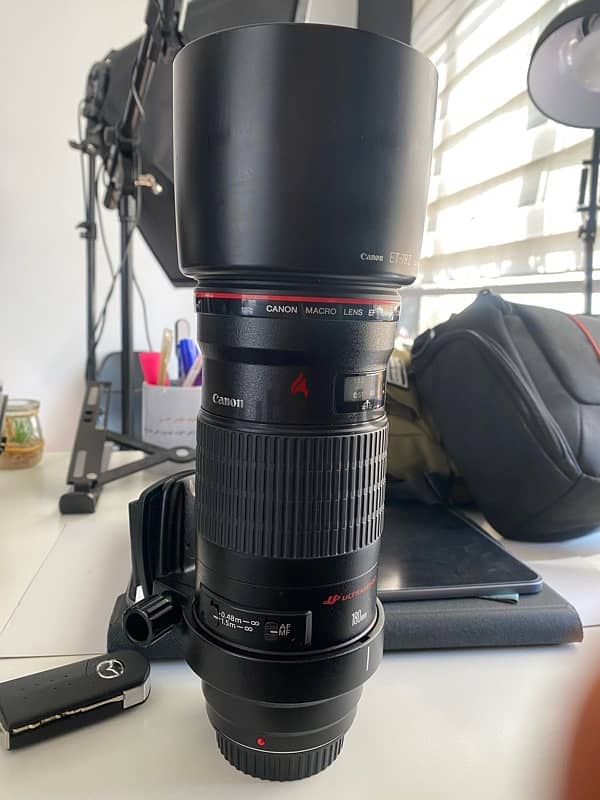 عدسة احترافية للبيع - Canon EF 180mm f/3.5L Macro USM بحالة ممتازة! 4