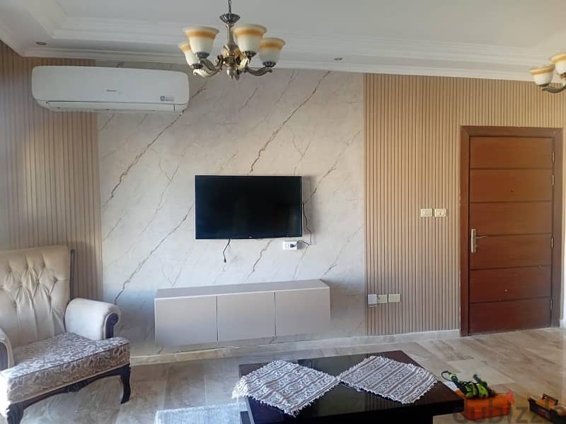 A luxury furnished apartment for rent in the Rabieh area 0