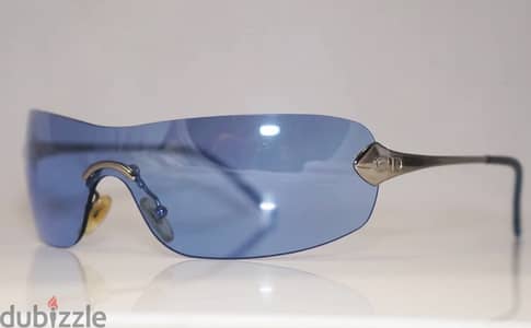 DIOR 1990 Mens Unisex Designer Sunglasses Silver Shield ABSOLUTE 25V