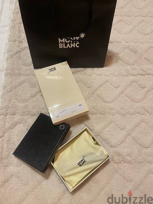 Monc Blanc Leather Keychain 2