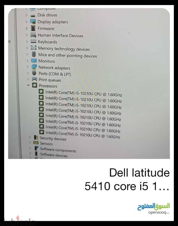 Dell latitude 5410 core i5 10 GEN 32 RAM Hard 512 ssd 14" UHD 4