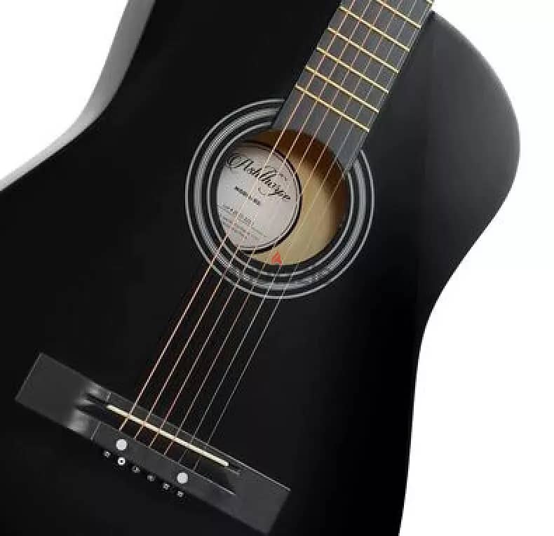 غيتار كلاسيكي Classical Acoustic Guitar, Black Finish 2