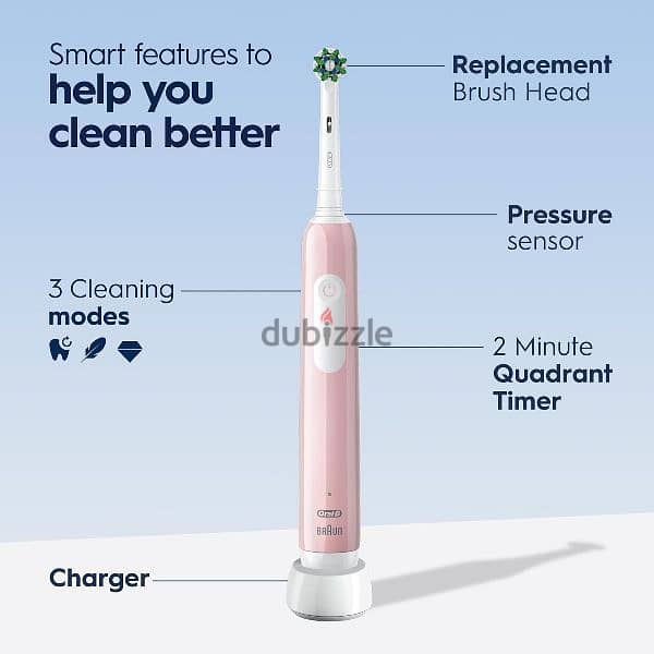 Oral-B Pro 1000 Rechargeable Electric 3