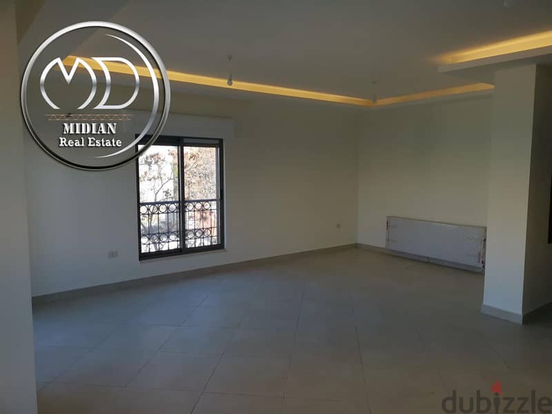 شقة دوبلكس جديدة اخير مع روف للبيع ضاحية الامير راشد مساحة 185م  تشطيب 8