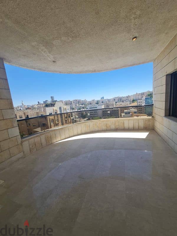 شقة طابقية ٣٥٠م للبيع في أجمل مواقع ضاحية الرشيد علي شارعين مطلة 3