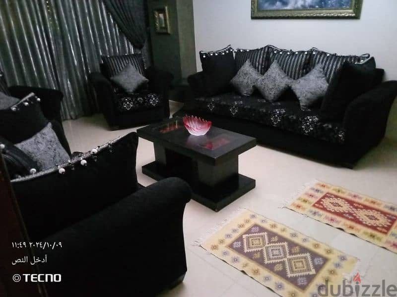 المدينه الرياضيه شقه ارضيه للبيع مساحه 213م مع تراسات 250م مكرمد 13