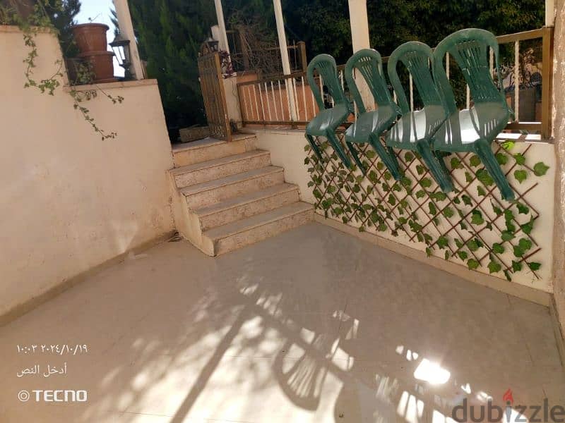 المدينه الرياضيه شقه ارضيه للبيع مساحه 213م مع تراسات 250م مكرمد 16