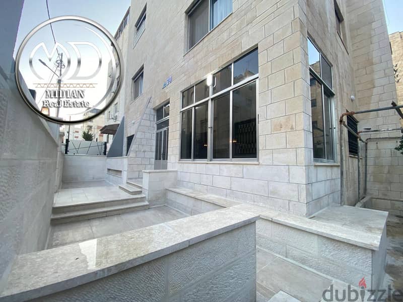 شقة ارضية طابقية فارغة للايجار الدوار السابع مساحة 220م 1