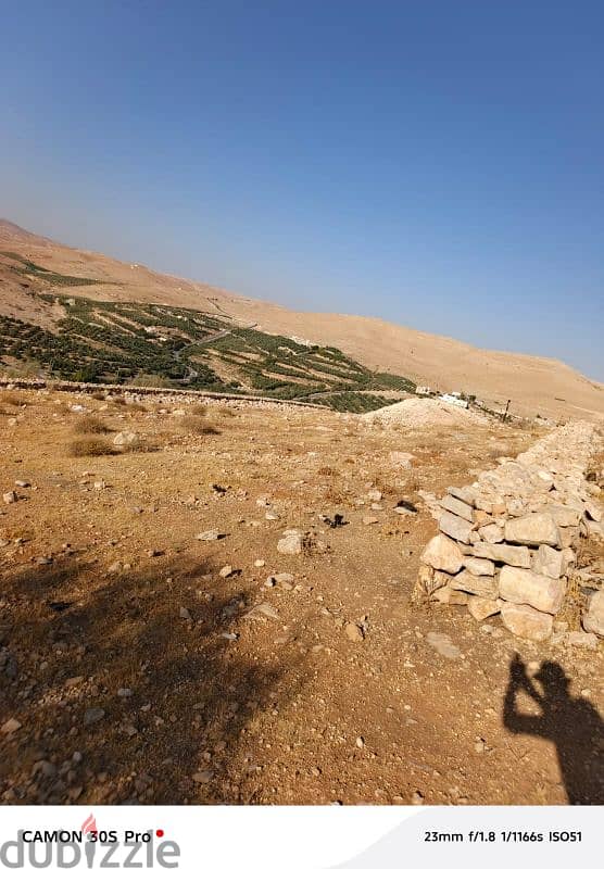 ارض للبيع مساحتها 3 دونمات و419 متر باطلالة عالية كاشفة 4