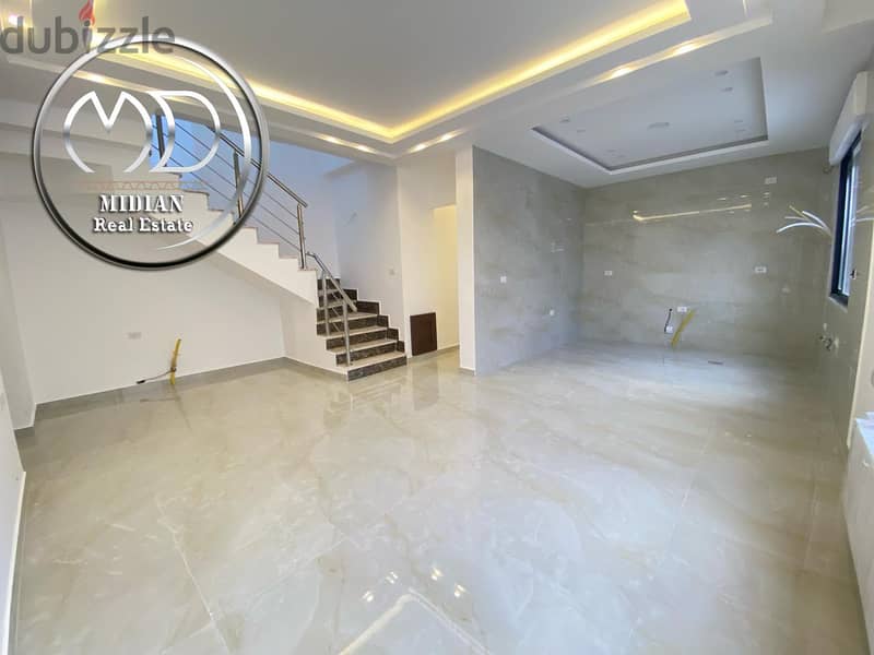 شقق دوبلكس جديدة للبيع في خلدا طابق أخير مع روف مساحات 170م & 200م مع 7