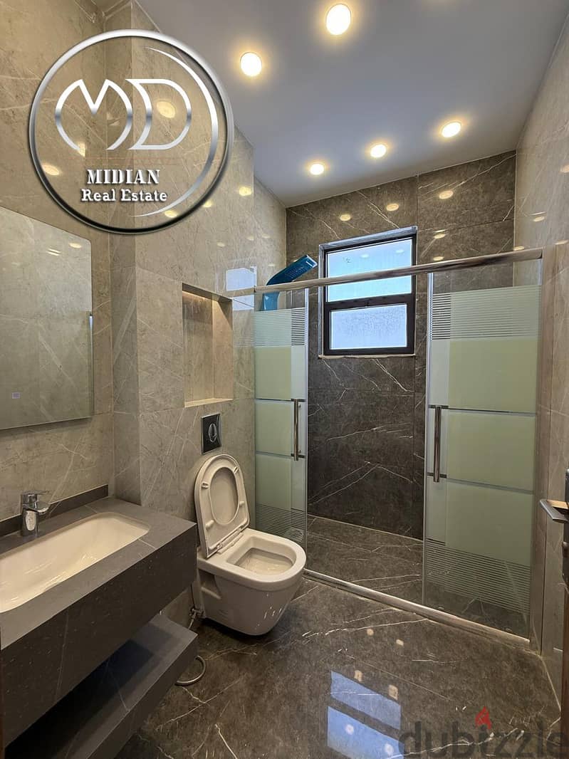 شقق جديدة للبيع خلدا مساحات 190م تشطيبات و ديكورات عصرية فاخرة اطلالة 15