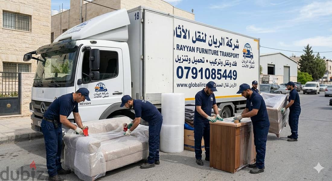 شركه الريان لنقل الاثاث في عمان وضواحيها وجميع المحافظات 1