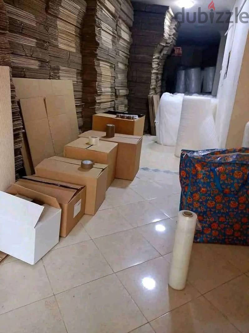 كراتين فارغه للبيع لضب زجاج المطبخ والكريستال والملابس والتحف والملفات 6