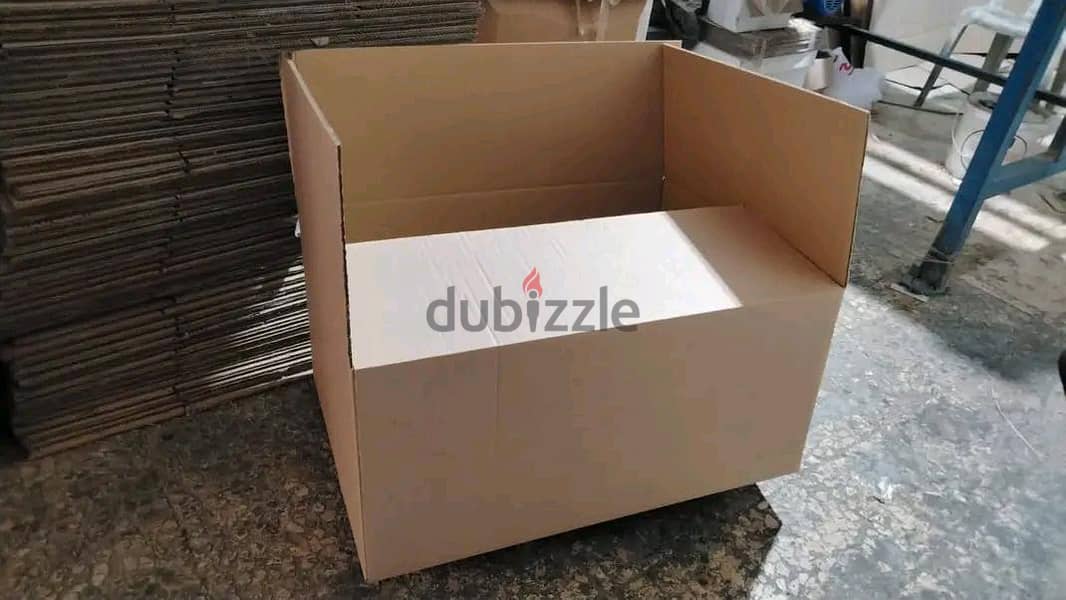كراتين فارغه للنقل وترحيل الاثاث وضب زجاج المطبخ والكريستال والملابس 1