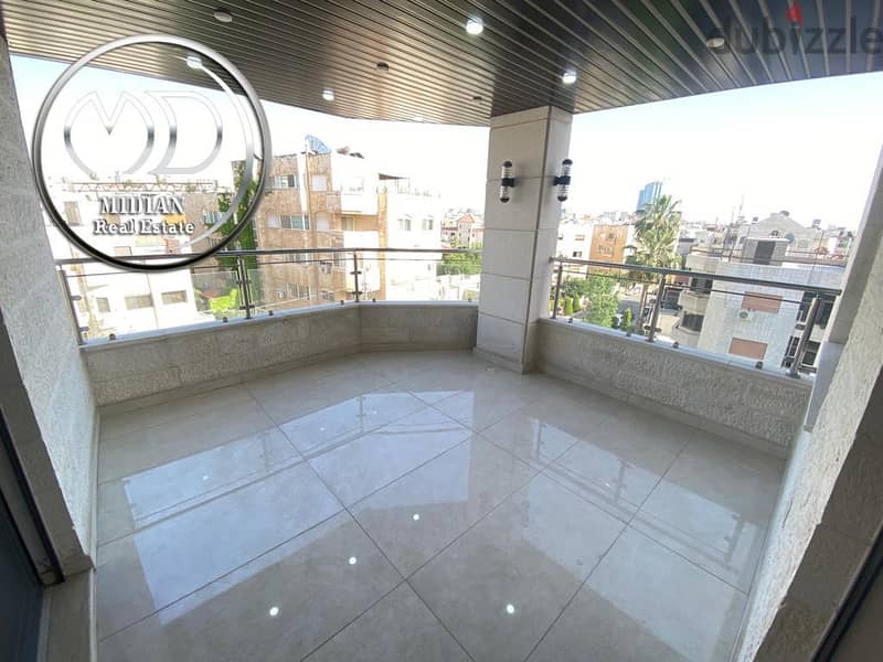 شقق جديدة فارغة للايجار في أجمل مواقع الرابية مساحات 220م تشطيبات و دي 1