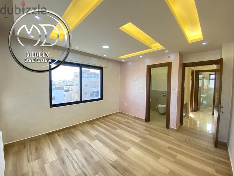 شقق جديدة فارغة للايجار في أجمل مواقع الرابية مساحات 220م تشطيبات و دي 5