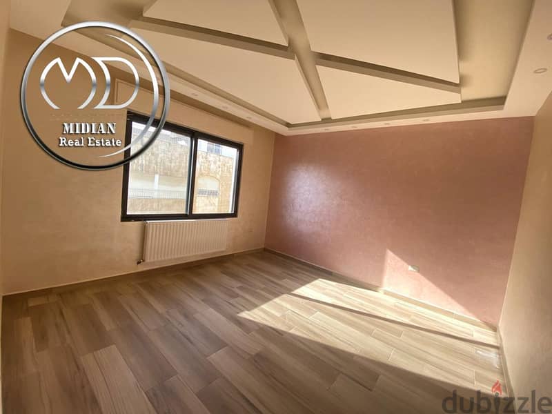 شقق جديدة فارغة للايجار في أجمل مواقع الرابية مساحات 220م تشطيبات و دي 10