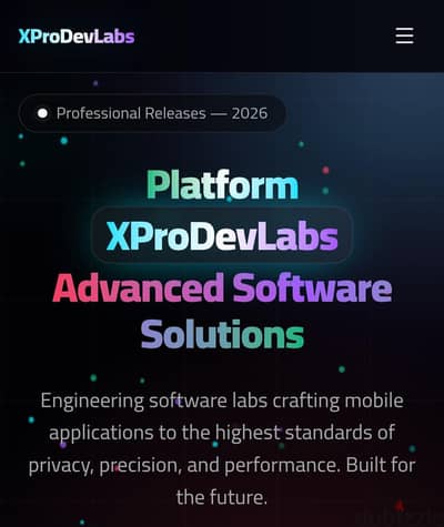 حوّل فكرتك إلى موقع إلكتروني أو تطبيق احترافي مع XProDevLabs
