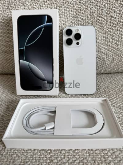 iPhone 16 Pro 256GB White Titanium - Telegram lD: @Youssefhassan66