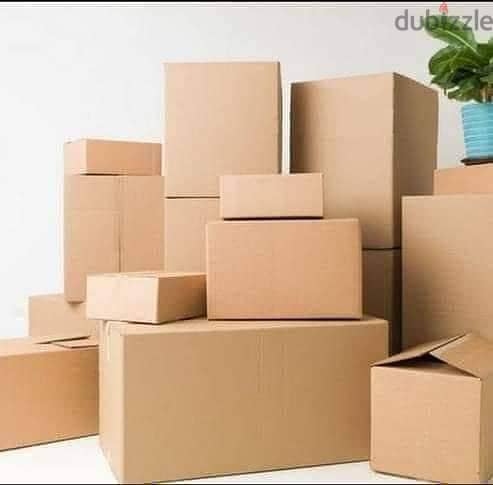كراتين فارغه لضب الزجاج والاواعي 1