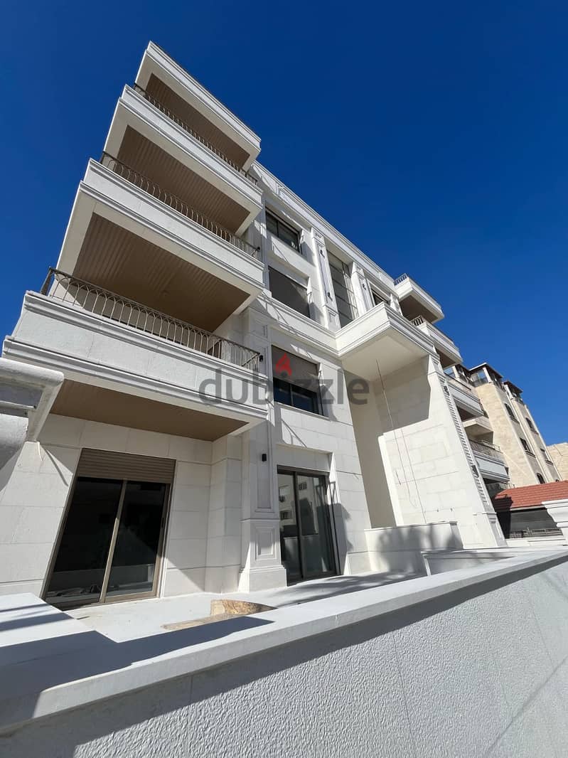 تم تخفيص السعر 150 الف في ضاحية الرشيد طابق ارضي مع ترس 18