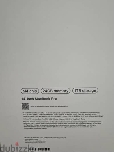 Apple MacBook Pro 14" M4 Chip,