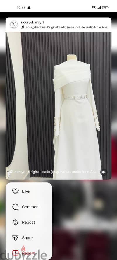 Elegant White Custom-Made Dress for brides
