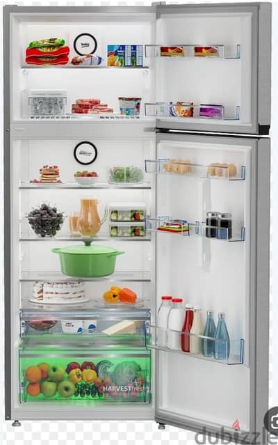 ثلاجة بيكو(Beko)  406 لتر  المطورة الموديل الحديث موفرة طاقة  بالكرتون